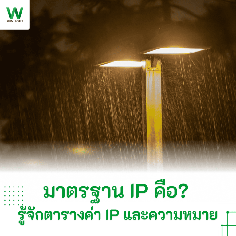 มาตรฐาน IP หรือ ค่า IP คือ? พร้อมความหมาย | Winner Light