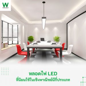 หลอดไฟ LED เชิงพาณิชย์ หลอดไฟ led แบบยาว หลอดไฟ led แบบกลม