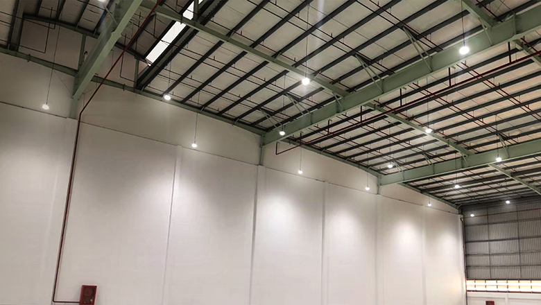  การติดตั้งระบบไฟส่องสว่างในโรงงาน